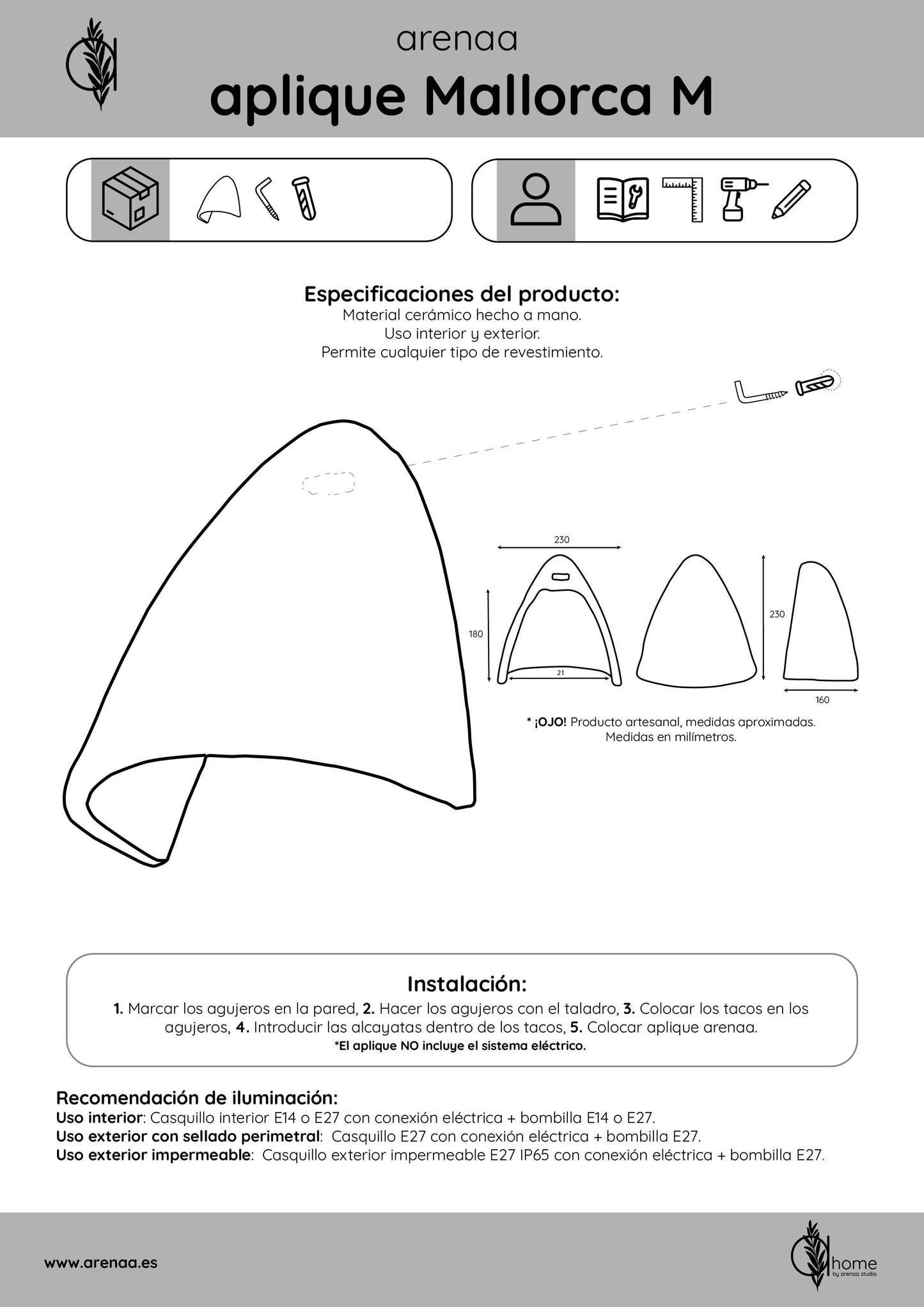 Pack Aplique Mallorca Blanco M 2 unidades