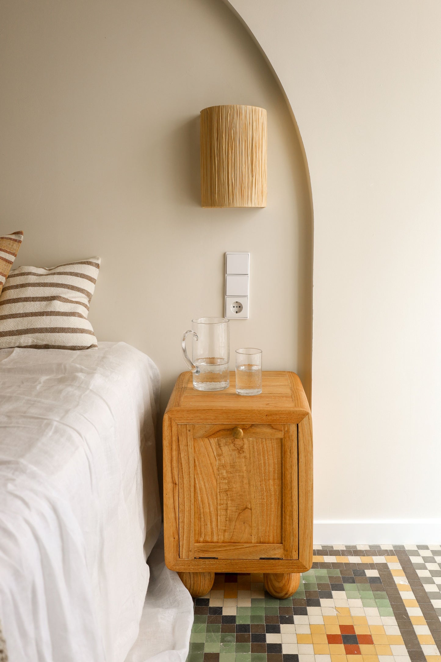 Aplique Menorca Rafia