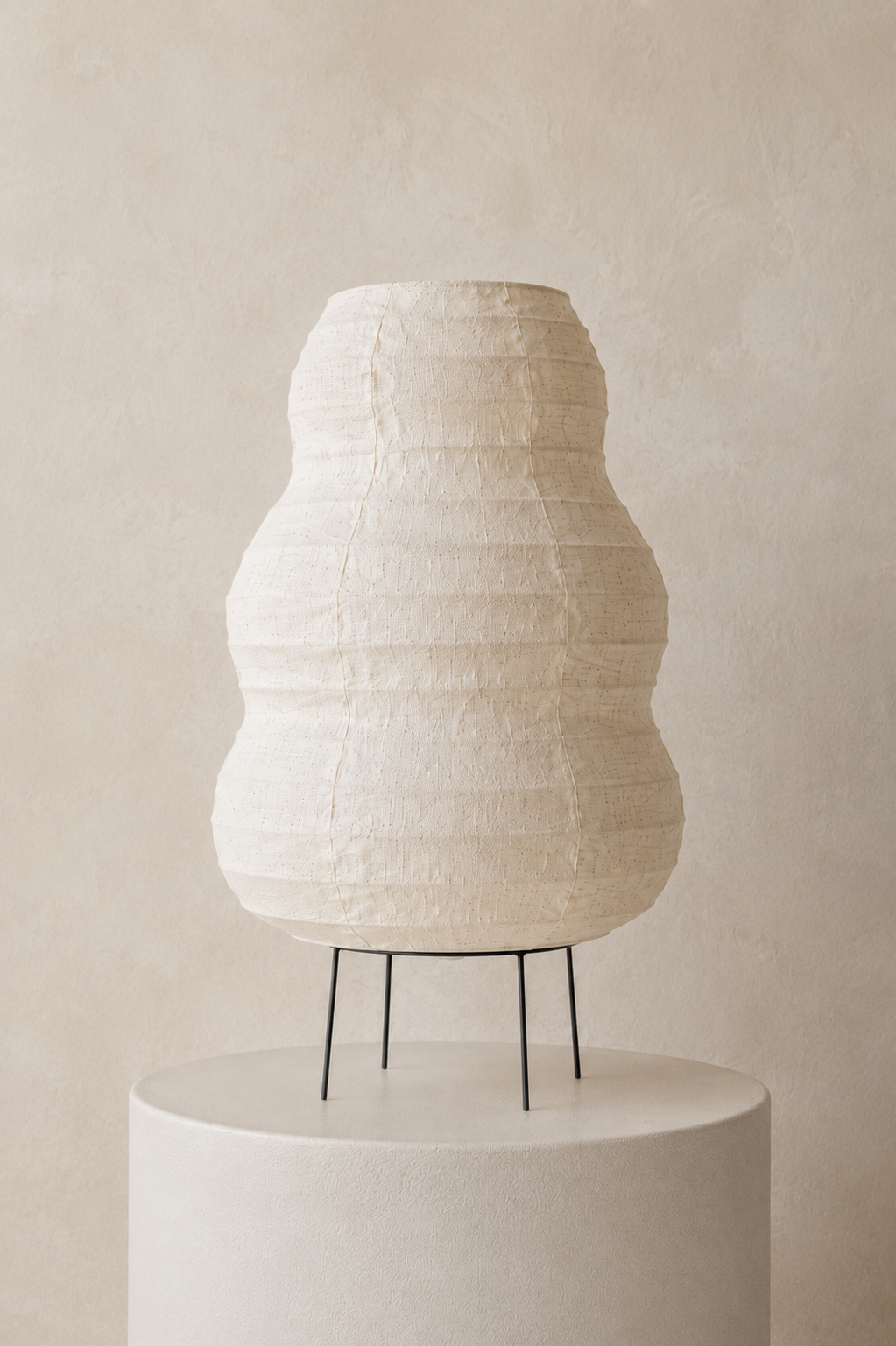 Lampe en verre vert
