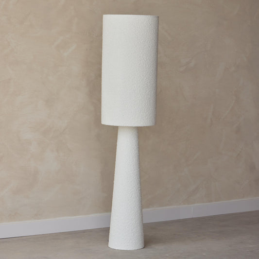 Bouclé floor lamp