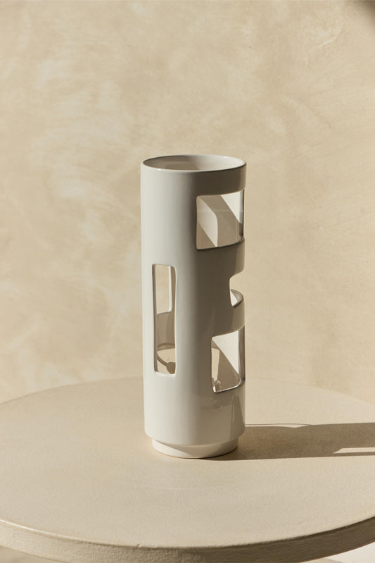Lampe en verre vert