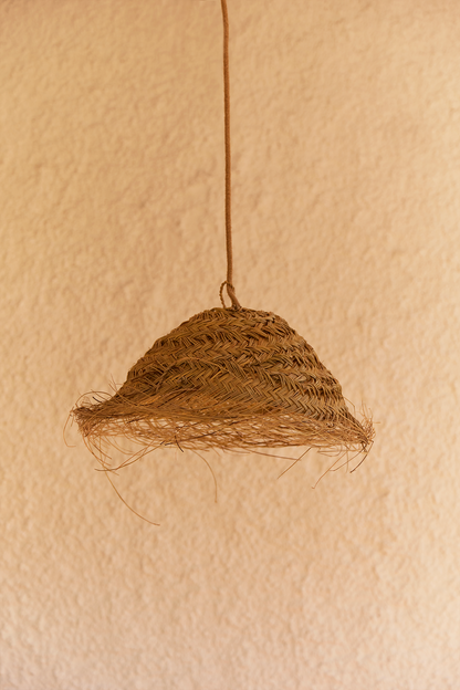 Seagrass Cone Lamp