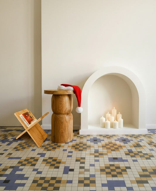 Pack de una mesita Borneo y un revistero Muna