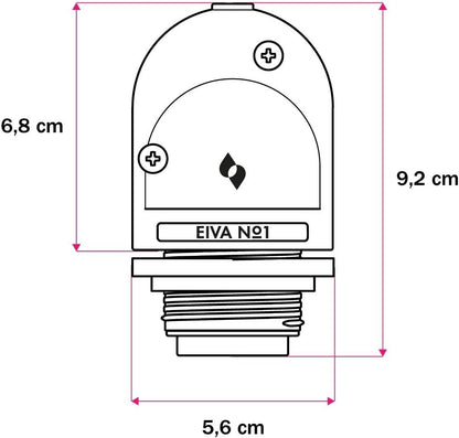 E27 IP65 Lampholder for outdoor wall lights.
