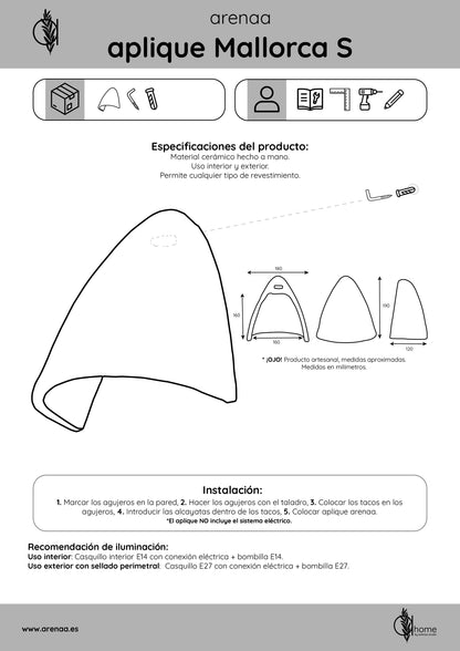 Pack Aplique Mallorca S  2 unidades