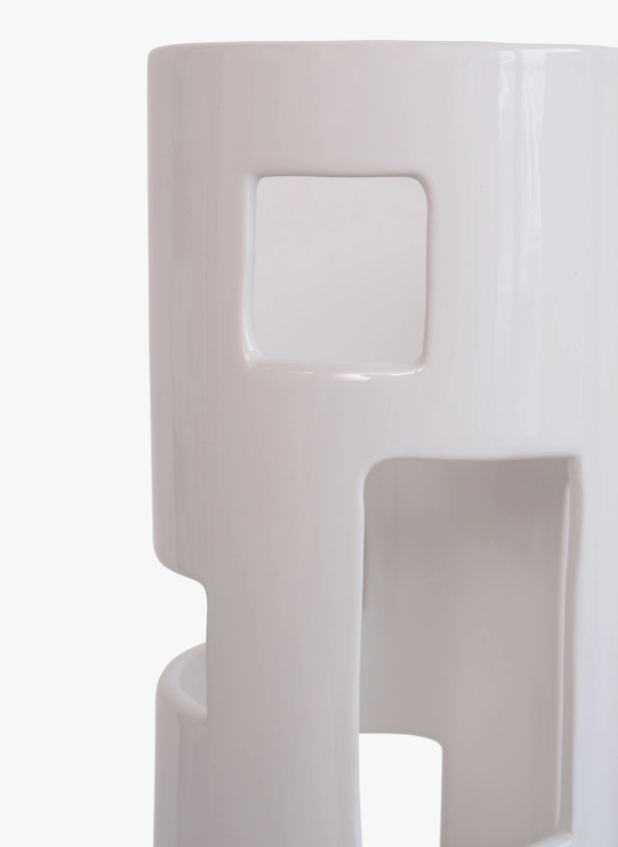Lampe en verre vert