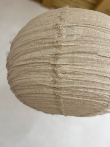 Linen pendant lamp shade