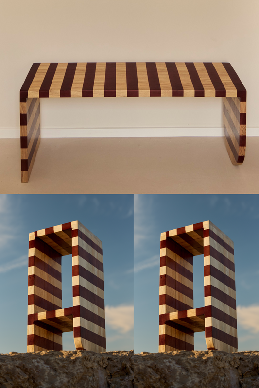 Pack 1 Banco y 2 Taburetes Milos