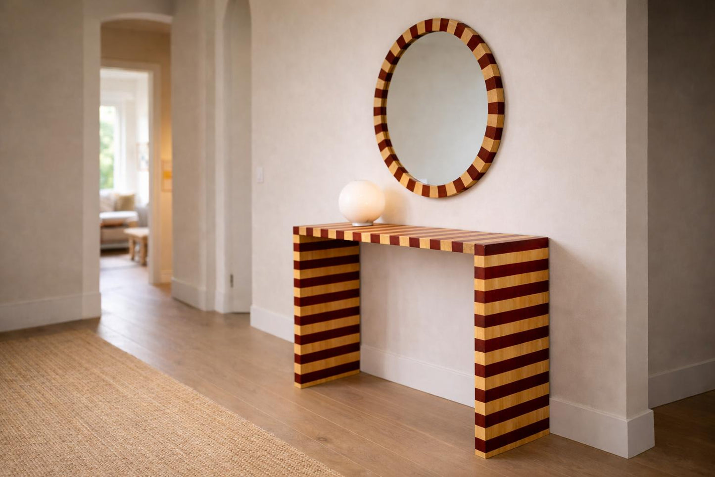 Pack of one desk and two Milos side tables