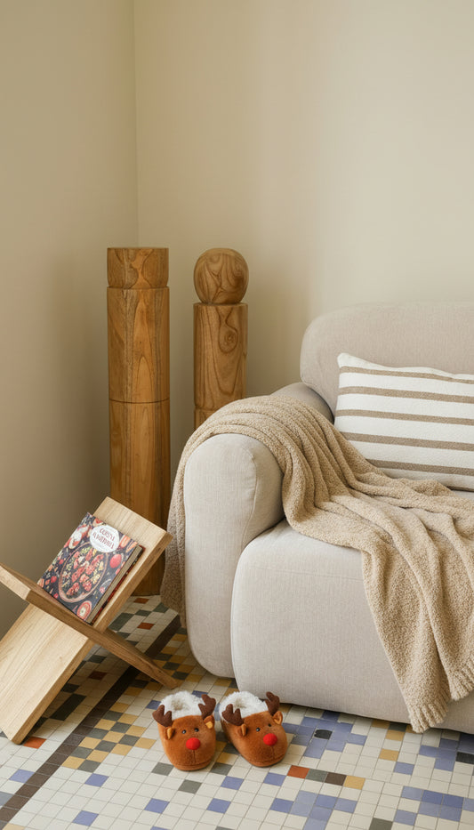 Pack de dos peanas Gili y un revistero Muna