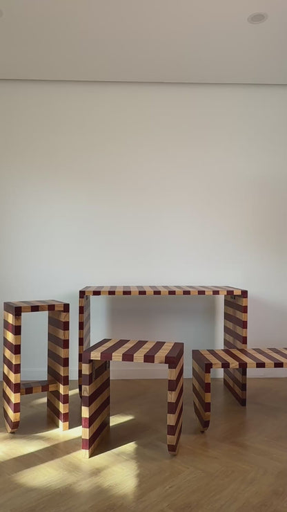 Pack de 1 escritorio y 1 mesita auxiliar Milos